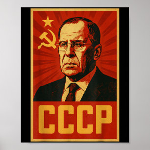 Poster Ccp Vintage União Soviética Retro Sssr Lavrov