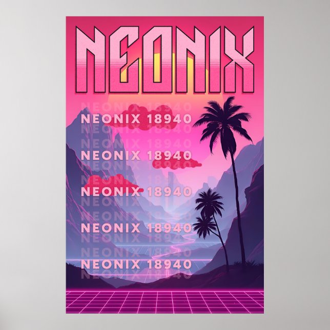 Poster CDneonix (Frente)