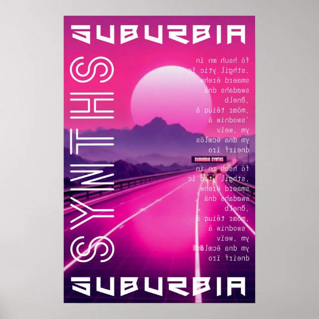 Poster CDsubúrbia (Frente)