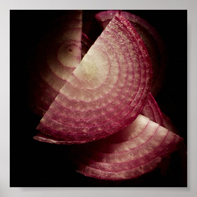 Poster Cebola vermelha (Frente)