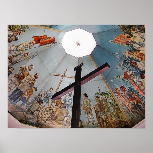 Poster Cebu, Cruz de Magellan (Frente)