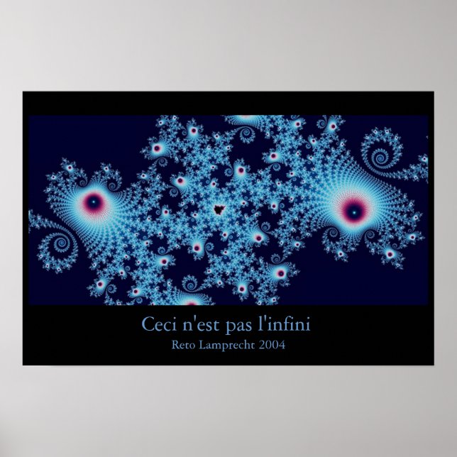 Poster Ceci n'est pas l'infini (Frente)