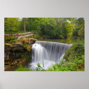 Poster Cedar Cliff Falls, Cedarville, Ohio