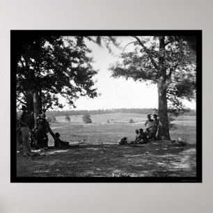 Póster Cedar Mountain Battlefield do Ocidente 1862