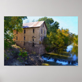 Póster Cedar Point Mill, Kansas