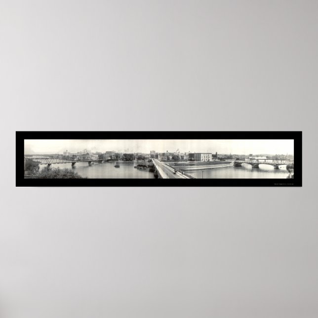 Poster Cedar Rapids, IA Photo 1914 (Frente)