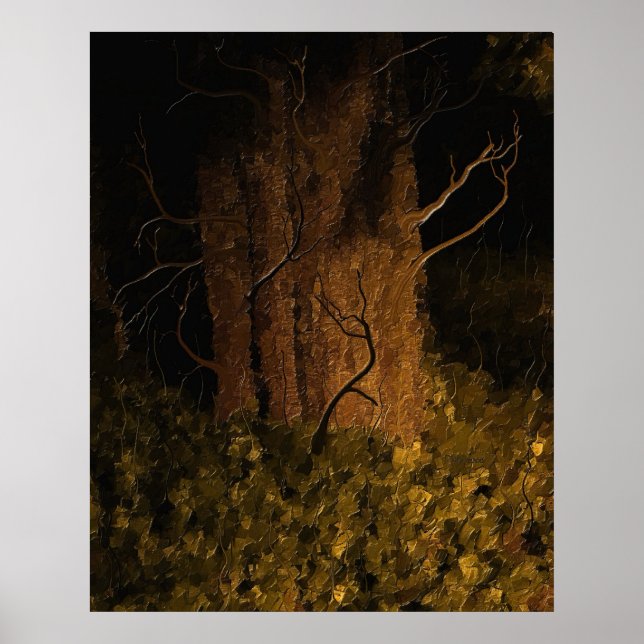 Póster Cedar Reach em Bronze (Frente)