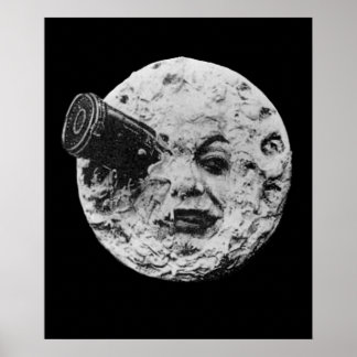 Poster CEDO CINEMA Viagem à Lua por Georges Melies