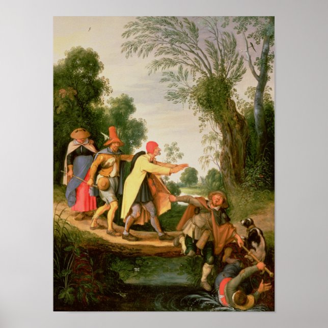 Póster Cego Liderando Cego (Frente)