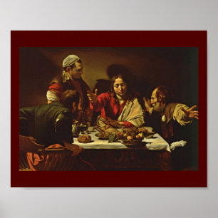 Póster Ceia em Emaus com Amigos