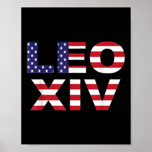 Poster Celebração da Eleição Papal do Papa Leo Xiv Americ