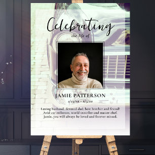 Poster Celebração da Vida Colecionador de Carros Foto, Fu