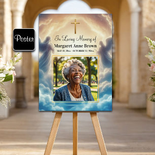Poster Celebração da Vida no Céu e Anjos Foto