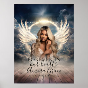 Poster Celebração da Vida Sinal de Boas-Vindas Memorial C