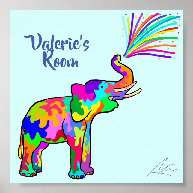 Poster Celebração de Arte Elefante (Frente)