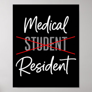Poster Celebração de Estudante de Medicina para Residente