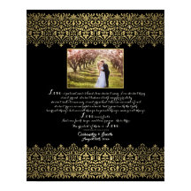 Celebração do Aniversário do Amor Foto Preto em Do