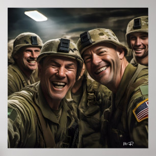 Poster Celebração do Dia do Exército Americano para Veter