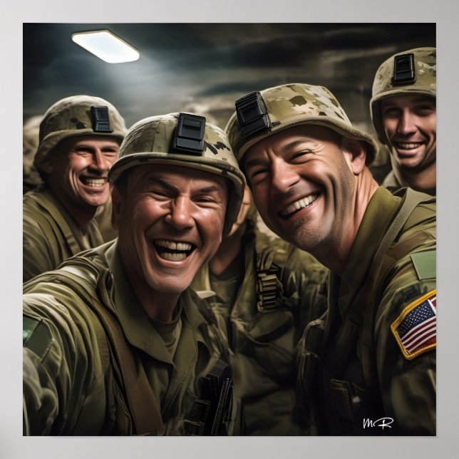 Poster Celebração do Dia do Exército Americano para Veter (Frente)