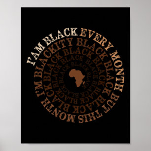 Poster Celebração do Mês da História Negra Negra Negra Ne