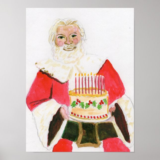 Poster Celebração do Papai Noel (Frente)