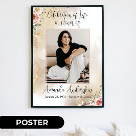 Poster Celebração do Pêssego da Vida e do Funeral Dourado