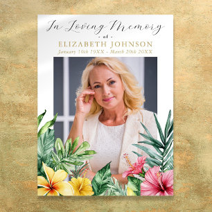 Poster Celebração Do Sinal Funeral Da Vida Das Flores Tro