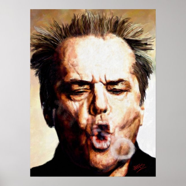 Poster Celebração Jack Nicholson Fumaça (Frente)