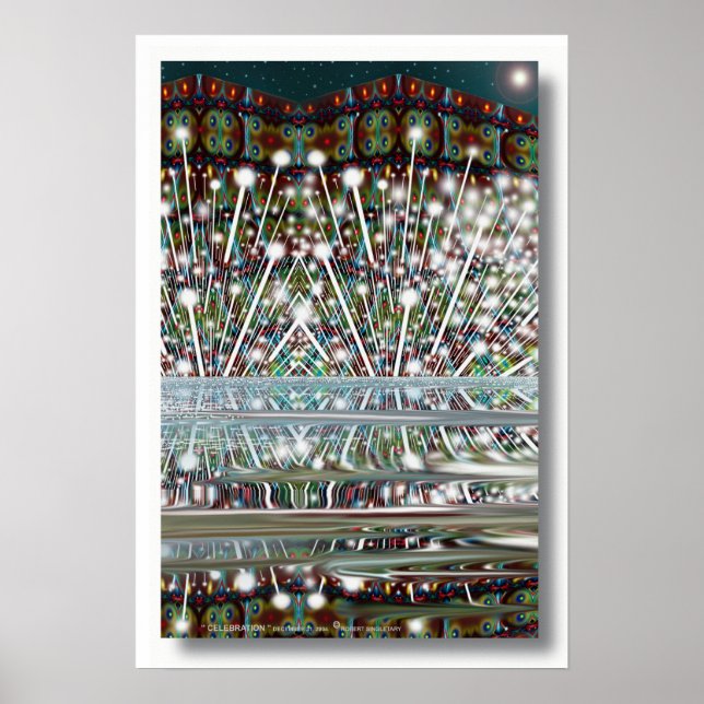 Poster " CELEBRAÇÃO " por Robert Singletary (Frente)