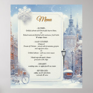 Poster Celebrações de Inverno em Amsterdã