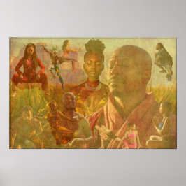 Poster Celebrando a África-Mãe