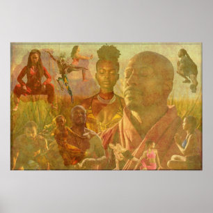 Poster Celebrando a África-Mãe
