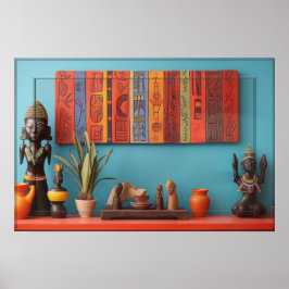 Poster Celebrando a África-Mãe