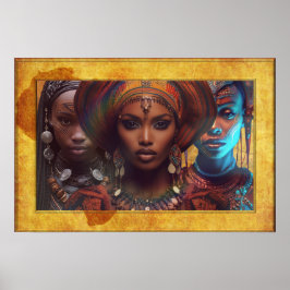 Poster Celebrando a África-Mãe