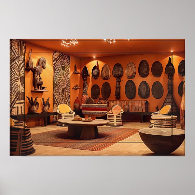 Poster Celebrando a África-Mãe (Frente)