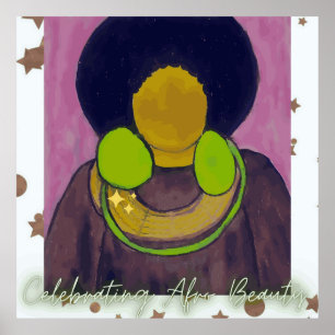 Poster Celebrando a Beleza Afro