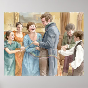 Poster Celebrando a felicidade de Mary e Tom