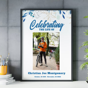 Poster Celebrando a vida  Foto Funeral
