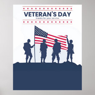 Poster Celebrando Heróis da América – Dia dos Veteranos 2