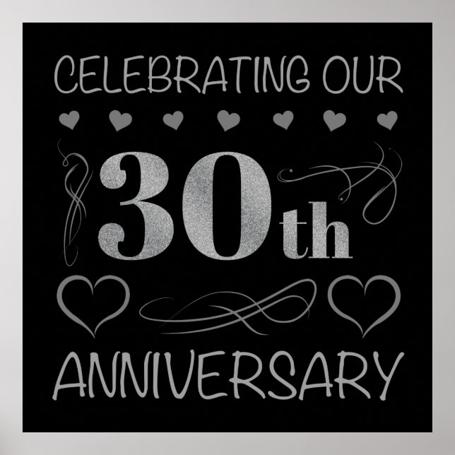 Poster Celebrando nosso 30 (Frente)