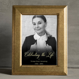 Poster Celebrando o Funeral da Foto Vida