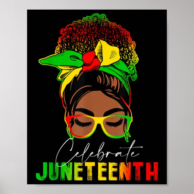 Poster Celebrar 18 de junho de 1865 African American Mess (Frente)