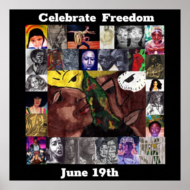 POSTER CELEBRAR A LIBERDADE 19 DE JUNHO (Frente)