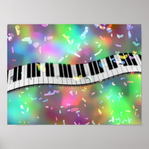 Póster Celebrar com Música