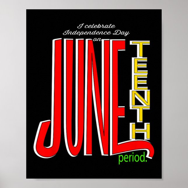Poster Celebrar Dia da Independência No 12 de junho (Frente)