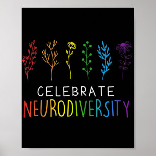 Poster CELEBRAR NEURODIVERSIDADE Autismo Sensibilização F