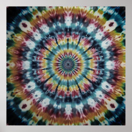 Poster Celebrate National Tye-Dye Day With Striking Wall