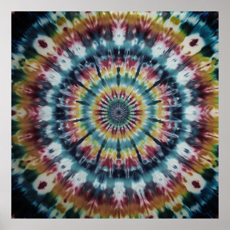 Poster Celebrate National Tye-Dye Day With Striking Wall