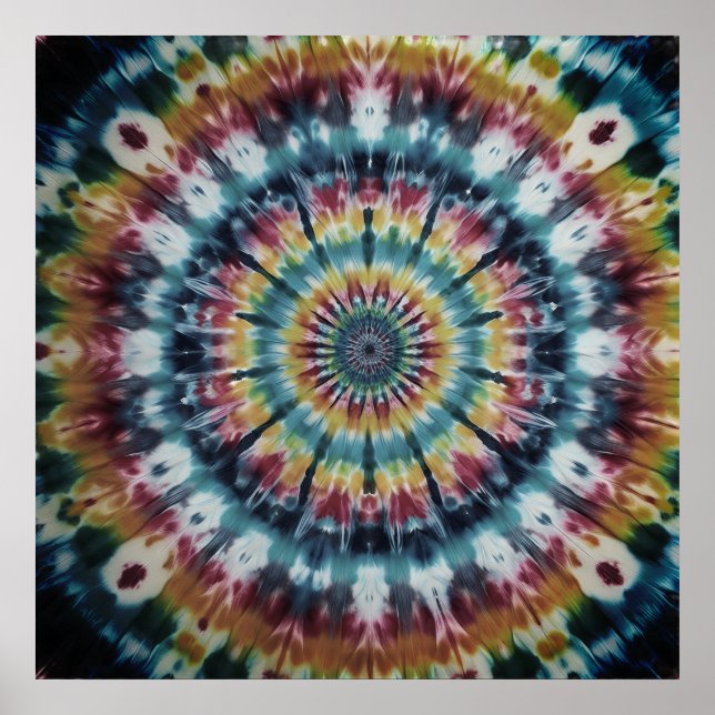 Poster Celebrate National Tye-Dye Day With Striking Wall (Frente)