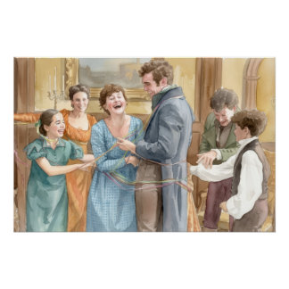 Póster Celebrating Mary and Tom's happiness 